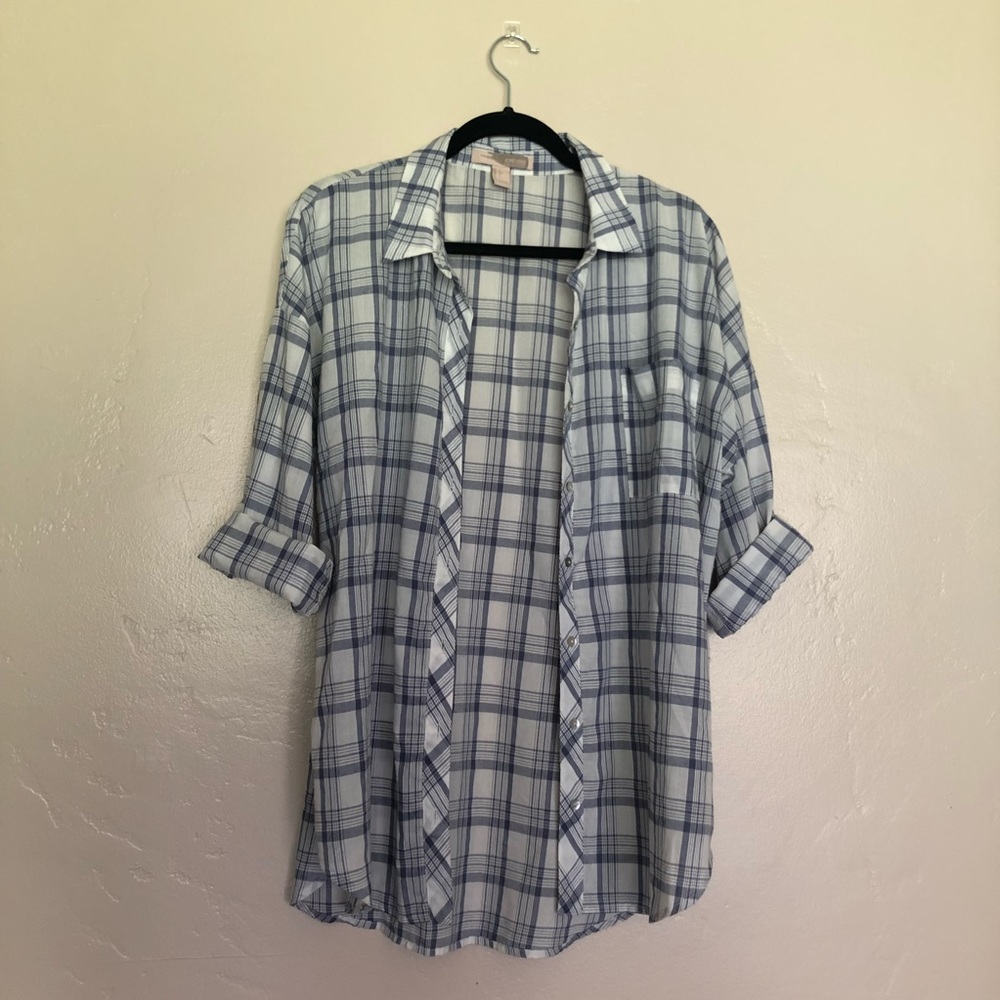 Lightweight Plaid Shirt